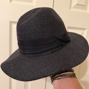 Zara Charcoal Women's Fedora Hat